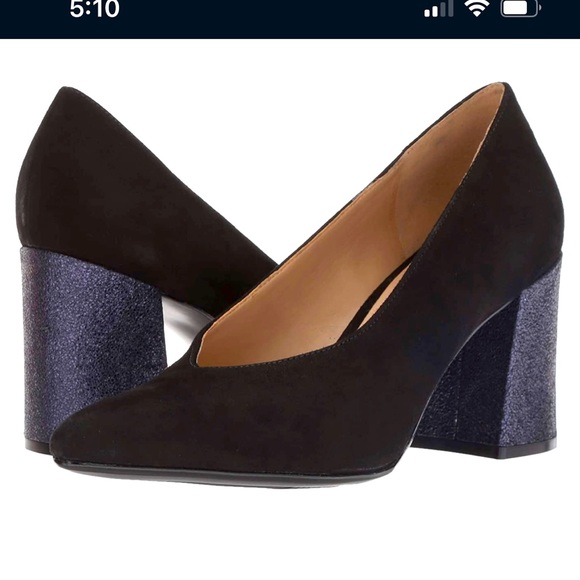 Naturalizer Shoes - Naturalizer women’s Hope black suede pumps size 8M